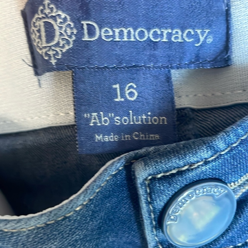 Democracy Absolution Light Blue Bermuda Denim Sho… - image 7